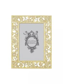 Olivia Riegel | Flora Gold Picture Frame,商家Saks Fifth Avenue,价格¥1417