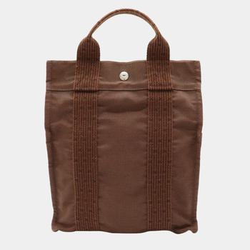 爱马仕包, [二手商品] Hermes | Hermes Yale Line Sac Ad PM Rucksack Backpack Shoulder Bag Canvas Brown商品图片 
