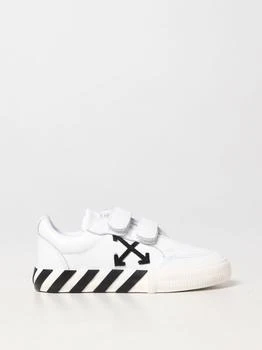 Off-White Vulanized sneakers in grained leather,价格$258.95