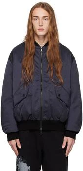 推荐Navy Overdye Bomber Jacket商品