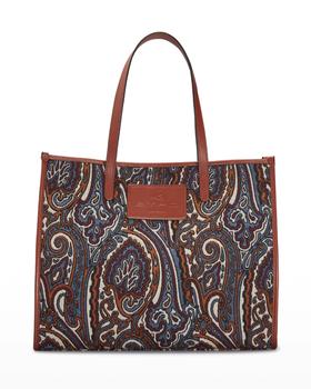 product Globetrotter Paisley Shopping Tote Bag image
