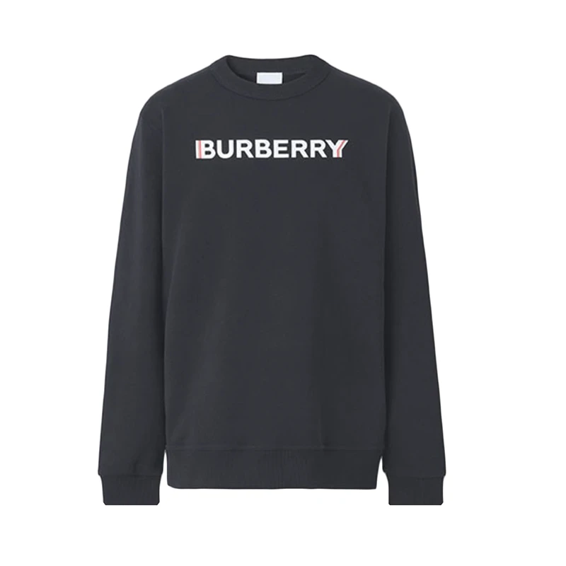 推荐现货BURBERRY/博柏利 经典款 男士黑色纯棉卫衣80529851商品