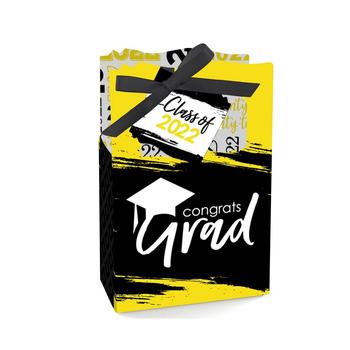 商品Big Dot of Happiness | Yellow Grad - Best is Yet to Come - Yellow 2022 Graduation Party Favor Boxes - Set of 12,商家Macy's,价格¥144图片