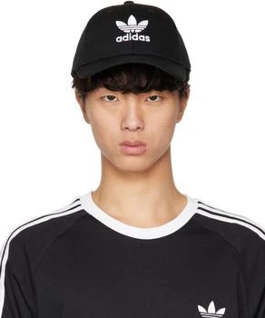 Adidas | Black Trefoil Baseball Cap 6.2折