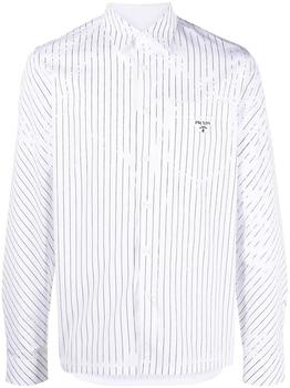 Prada | PRADA pinstripe cotton shirt商品图片,7.6折