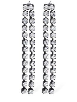 推荐Buio Varnished Crystal Pendant Earrings商品