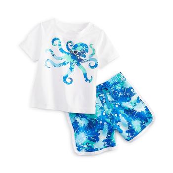 商品First Impressions | Baby Boys 2-Pc. Octopus Swim Shirt & Shorts Set, Created for Macy's,商家Macy's,价格¥221图片
