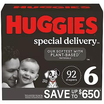 商品Huggies | Huggies Special Delivery Hypoallergenic Baby Diapers (Choose Your Size),商家Sam's Club,价格¥309图片
