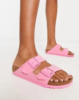 推荐Birkenstock Arizona Birko-Flor sandals in candy pink商品