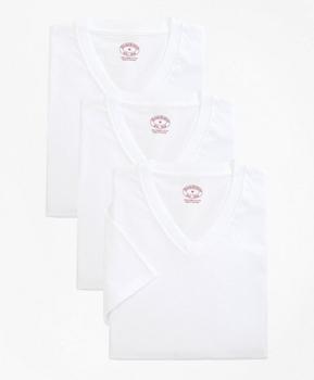商品Boys Cotton V-Neck Undershirt - Three Pack图片
