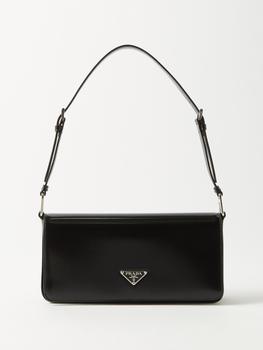 Prada | Femme buffed-leather shoulder bag商品图片,