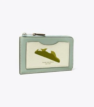 Tory Burch | Colorblock Pea Pod Zip Card Case,商家Tory Burch,价格¥1102