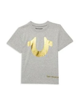 推荐Little Boy’s Metallic Logo Tee商品