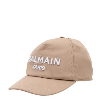 Balmain | Kids Logo-Embroidered Cotton Cap,商家Jomashop,�价格¥725