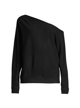 推荐Asymmetric Off-The-Shoulder Cashmere Top商品