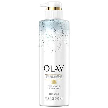 Olay | Premium Exfoliating & Hydrating Body Wash Deep Sea Mineral and Coconut Water商品图片,第2件5折, 满$60享8折, 满折, 满免