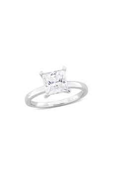 DELMAR | Sterling Silver Princess Cut Created Moissanite Engagement Ring,商家Nordstrom Rack,价格¥1140