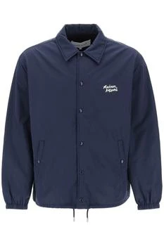 推荐Coach jacket with logo print商品