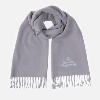 推荐Vivienne Westwood Embroidered Logo Wool Scarf商品