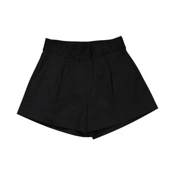 推荐Girls Black Logo Band Stretch Cotton Shorts商品