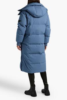 商品Yves Salomon | Reversible quilted cotton-blend shell hooded down coat,商家THE OUTNET US,价格¥3779图片