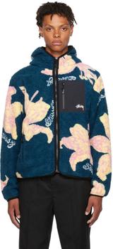STUSSY | Blue Polyester Jacket商品图片,额外8.5折, 独家减免邮费, 额外八五折
