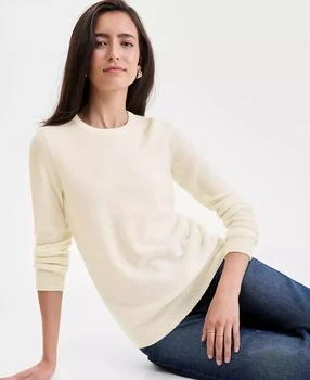 Charter Club | Women's Long-Sleeve 100% Cashmere Crewneck Sweater, PXS-3X, Macy's Exclusive,商家Macy's,价格¥515
