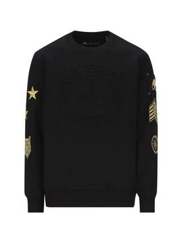 Moose Knuckles | Moose Knuckles Montrose Embossed Logo Sweater商品图片,7.2折
