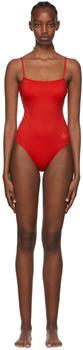 product Red Recycled Nylon One-Piece Swimsuit image