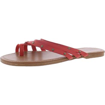 推荐Arizona Jeans Co.  Womens Glori Toe Loop Studded Flat Sandals商品