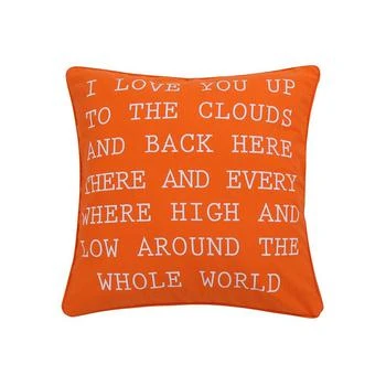 Levtex | Sylvie I Love You Decorative Pillow, 20" x 20",商家Macy's,价格¥236