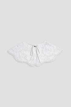 ganni裙, Ganni | Broderie anglaise cotton collar商品图片 5折