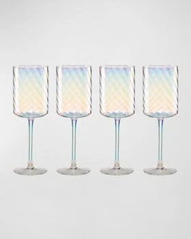 Lenox | Tuscany Iridescent White Wine Glasses, Set of 4,商家Neiman Marcus,价格¥536