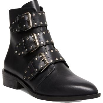 new york, Steven New York | Steven New York Womens Hazan Leather Ankle Booties商品图片 2.9折