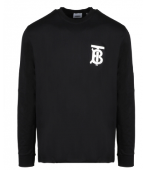 时尚burberry t恤男装, Burberry | BURBERRY 黑色男士T恤 8024599商品图片 独家减免邮费