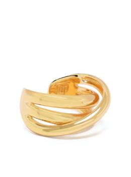 商品Gold Color Plated Metal Ring with Polished Finish and Opening on the Back图片