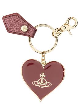 商品Vivienne Westwood | Vivienne Westwood Logo Engraved Heart-Shaped Keyring,商家Cettire,价格¥701图片