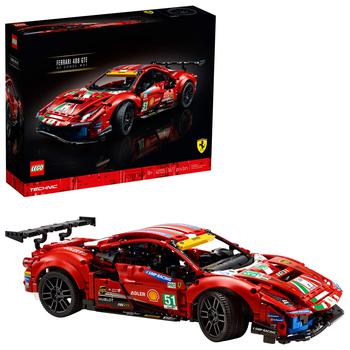 商品LEGO | LEGO Technic Ferrari 488 GTE “AF Corse #51” 42125 Building Set for Adults (1,684 Pieces),商家Amazon US editor's selection,价格¥1252图片