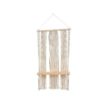 NEARLY NATURAL | Layered Wall Hanging with Shelf, 2.5' x 1.5',商家Macy's,价格¥390