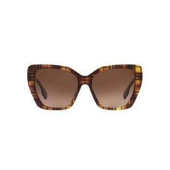 Burberry | Burberry  BE 4366 3982T5 55mm Womens Butterfly Sunglasses 3.1折, 独家减免邮费