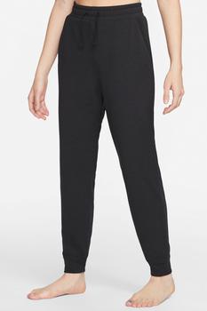 NIKE | Yoga Dri-FIT 7/8 Fleece Joggers - Black/Iron Grey商品图片,