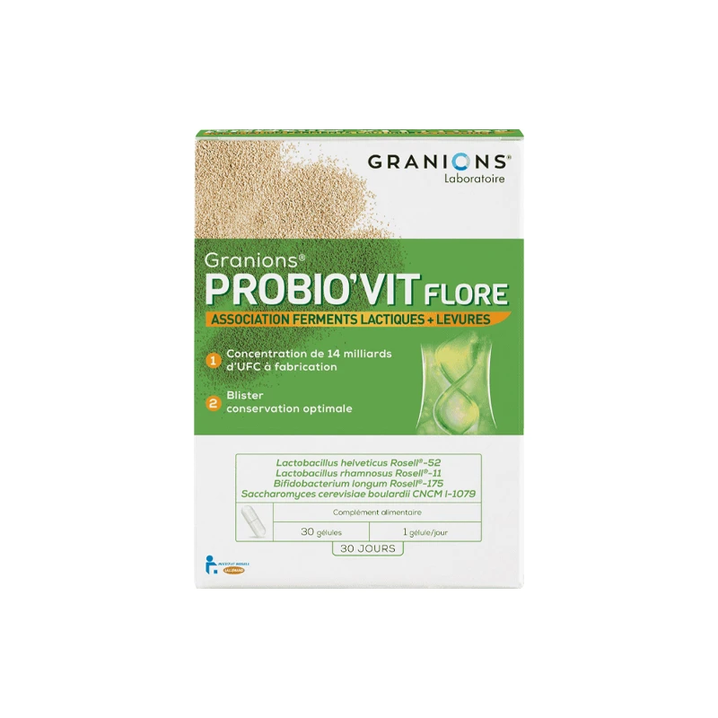 Granions | 格兰宁肠道益生菌胶囊 30粒 减少肠胃不适平衡肠菌,商家VP FRANCE,价格¥222