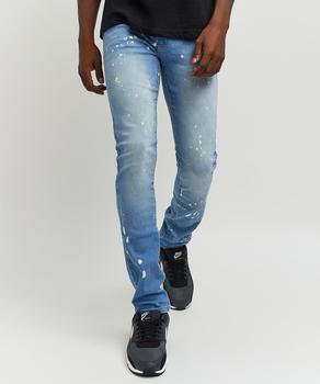 Reason Clothing | Michael Medium Wash Paint Splatter Jeans商品图片,2.6折×额外8折, 额外八折