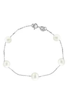 Effy | Sterling Silver & 6-7mm Cultured Freshwater Pearl Bracelet,商家Nordstrom Rack,价格¥300