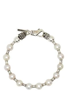 Emanuele Bicocchi | Pearls And Silver 925 Bracelet,商家Italist,价格¥1761