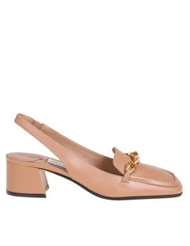 推荐Pumps Slingback In Biscuit Color Leather商品