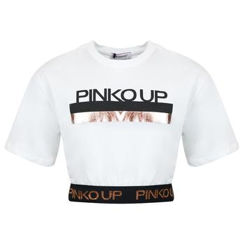 商品PINKO | Off White Cropped T Shirt,商家Designer Childrenswear,价格¥99图片