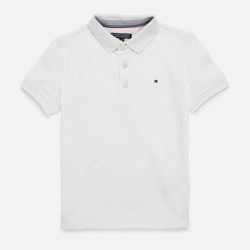 Tommy Hilfiger | Tommy Hilfiger Boys' Short Sleeve Polo Shirt - Bright White商品图片,满$75减$20, 满减