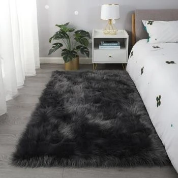 Simplie Fun | "Cozy Collection" Ultra Soft Fluffy Faux Fur Sheepskin Area Rug,商家Premium Outlets,价格¥1011