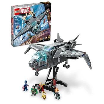 推荐Marvel 76248 The Avengers Quinjet Toy Building Set with Black Widow, Thor, Iron Man, Captain America & Loki Minifigures商品